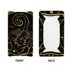 Gold And Black Scorpio Sign Print Changing Pad Cover