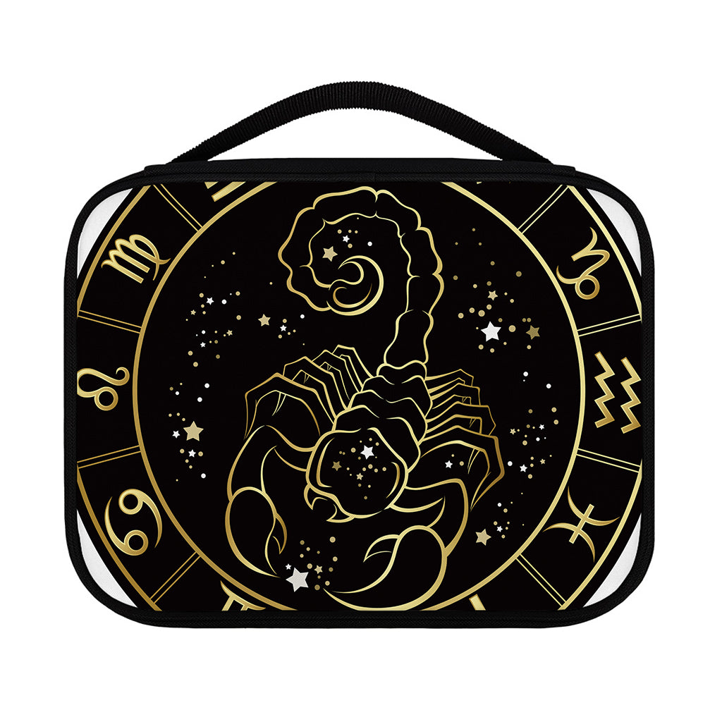 Gold And Black Scorpio Sign Print Classic Bible Case