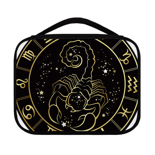 Gold And Black Scorpio Sign Print Classic Bible Case