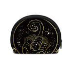 Gold And Black Scorpio Sign Print Coin Purse
