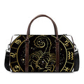 Gold And Black Scorpio Sign Print Duffel Bag