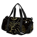 Gold And Black Scorpio Sign Print Gym Bag