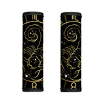 Gold And Black Scorpio Sign Print Handle Covers