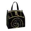 Gold And Black Scorpio Sign Print Insulated Lunch Tote