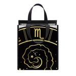 Gold And Black Scorpio Sign Print Insulated Lunch Tote