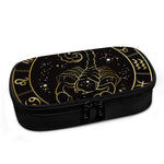 Gold And Black Scorpio Sign Print Insulin Cooler Travel Case