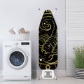 Gold And Black Scorpio Sign Print Ironing Board Cover