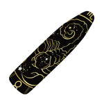 Gold And Black Scorpio Sign Print Ironing Board Cover