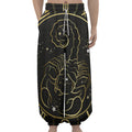 Gold And Black Scorpio Sign Print Lantern Pants