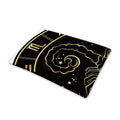 Gold And Black Scorpio Sign Print Pet Cooling Mat Cover