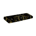 Gold And Black Scorpio Sign Print Piano Keyboard Cover