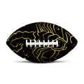 Gold And Black Scorpio Sign Print Rugby Ball