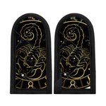 Gold And Black Scorpio Sign Print Skillet Handle Cover