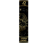 Gold And Black Scorpio Sign Print Table Runner