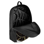 Gold And Black Taurus Sign Print 17 Inch Backpack