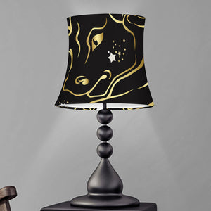 Gold And Black Taurus Sign Print Bell Lamp Shade