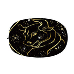 Gold And Black Taurus Sign Print Car Side Mirror Covers