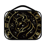 Gold And Black Taurus Sign Print Classic Bible Case