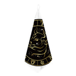 Gold And Black Taurus Sign Print Hand Towel