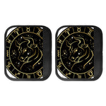 Gold And Black Taurus Sign Print Handle Covers