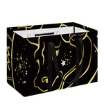 Gold And Black Taurus Sign Print Utility Tote Bag