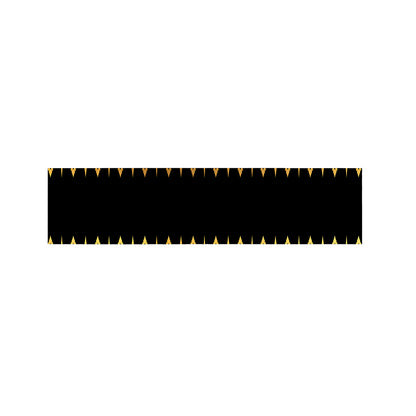 Gold And Black Thai Pattern Print Bed Runner