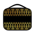 Gold And Black Thai Pattern Print Classic Bible Case