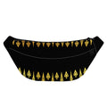 Gold And Black Thai Pattern Print Fanny Pack