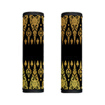 Gold And Black Thai Pattern Print Handle Covers