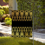 Gold And Black Thai Pattern Print House Flag