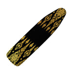 Gold And Black Thai Pattern Print Ironing Board Cover