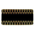 Gold And Black Thai Pattern Print Towel