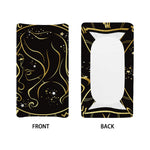 Gold And Black Virgo Sign Print Changing Pad Cover