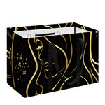 Gold And Black Virgo Sign Print Utility Tote Bag