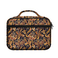 Gold And Blue Paisley Pattern Print Briefcase Bible Bag