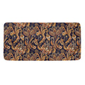 Gold And Blue Paisley Pattern Print Towel