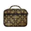 Gold And Brown Thai Pattern Print Briefcase Bible Bag