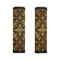 Gold And Brown Thai Pattern Print Handle Covers