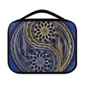 Gold And Grey Yin Yang Flower Print Classic Bible Case