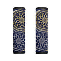 Gold And Grey Yin Yang Flower Print Handle Covers