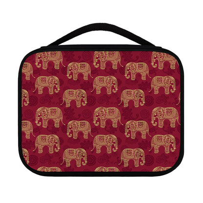 Gold And Red Boho Elephant Print Classic Bible Case