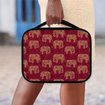 Gold And Red Boho Elephant Print Classic Bible Case