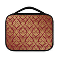 Gold And Red Thai Pattern Print Classic Bible Case