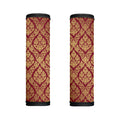 Gold And Red Thai Pattern Print Handle Covers