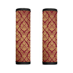 Gold And Red Thai Pattern Print Handle Covers