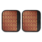 Gold And Red Thai Pattern Print Handle Covers