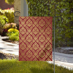 Gold And Red Thai Pattern Print House Flag