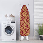 Gold And Red Thai Pattern Print Ironing Board Cover