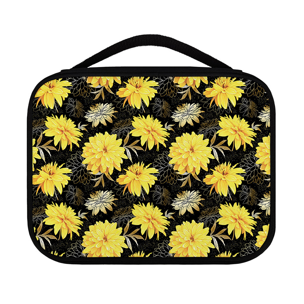 Gold And Yellow Floral Print Classic Bible Case