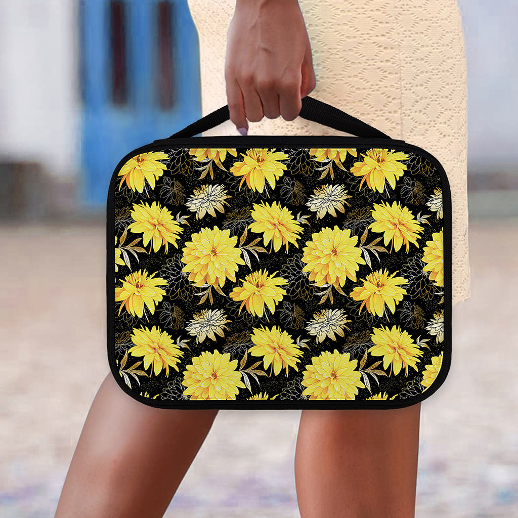 Gold And Yellow Floral Print Classic Bible Case